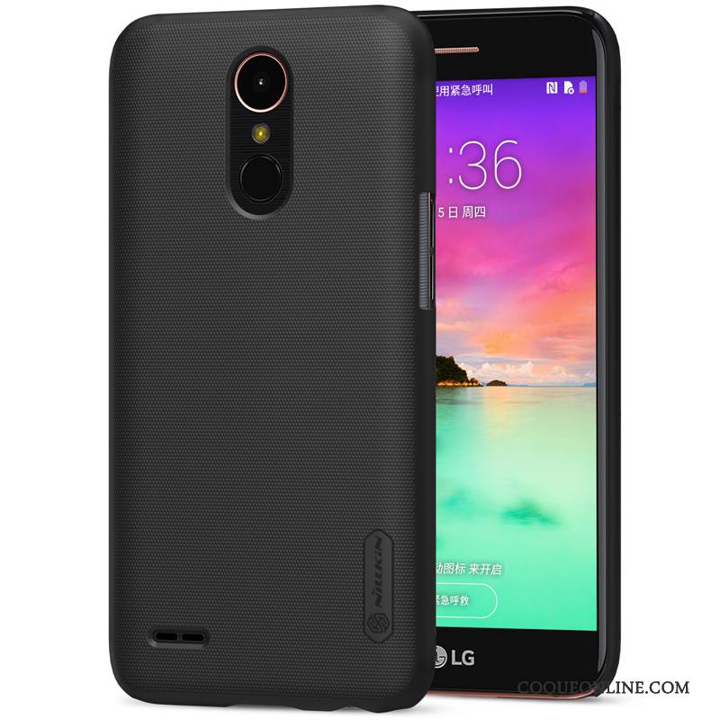Lg K10 2017 Téléphone Portable Difficile Incassable Noir Protection Coque De Téléphone Étui