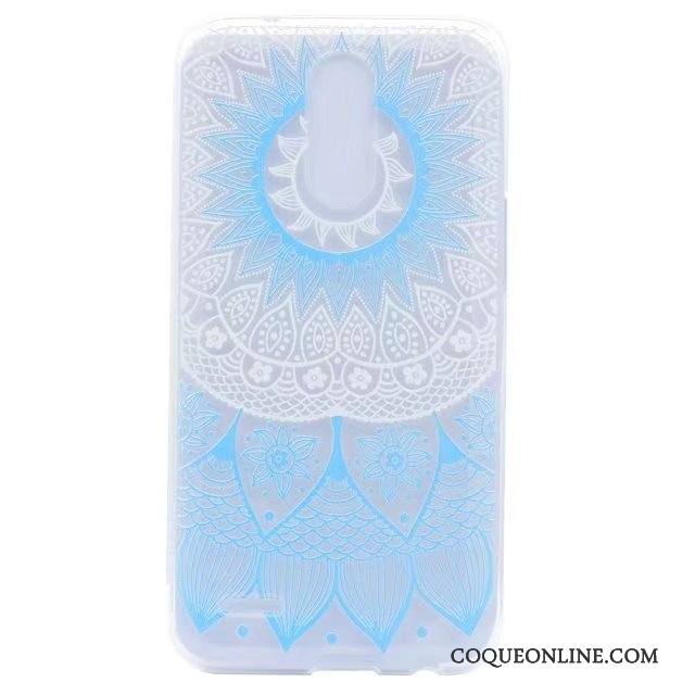 Lg K8 2017 Fluide Doux Coque Protection Bleu Clair De Téléphone Étui Tout Compris