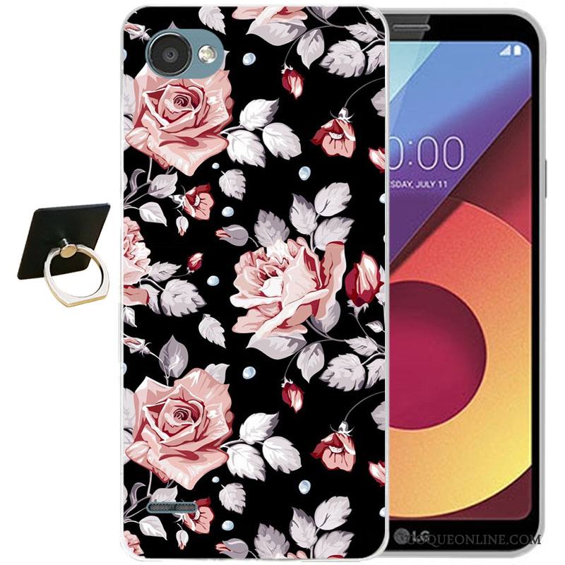 Lg Q6 Multicolore Tout Compris Fluide Doux Silicone Coque De Téléphone Incassable Étui