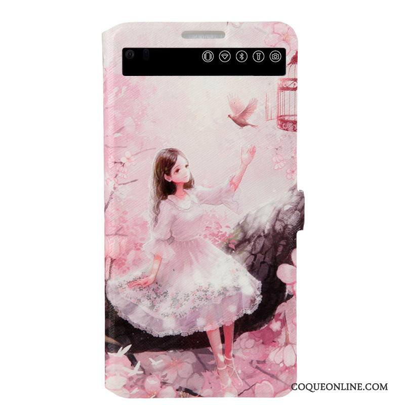 Lg V20 Coque Dormance Tendance Housse Fluide Doux Support Étui Rose