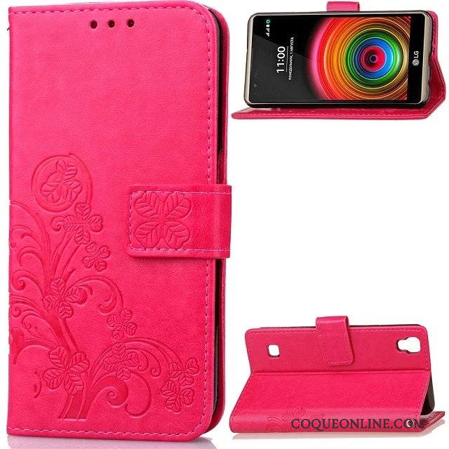 Lg X Power Créatif Protection Rouge Coque Téléphone Portable Incassable Ornements Suspendus