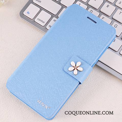 Mi 4 Petit Bleu Clair Étui En Cuir Incassable Clamshell Coque De Téléphone Tout Compris