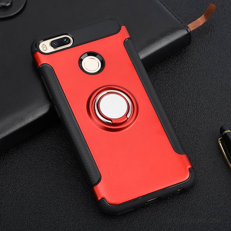 Mi 5x Coque Support Étui Silicone Magnétisme Anneau Protection