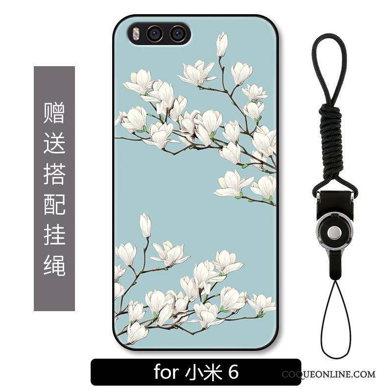 Mi 6 Coque Mode Ornements Suspendus Frais Protection Simple Art Incassable