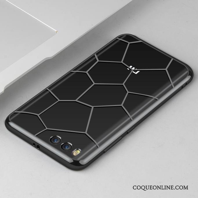 Mi 6 Personnalité Noir Marque De Tendance Petit Protection Silicone Coque De Téléphone