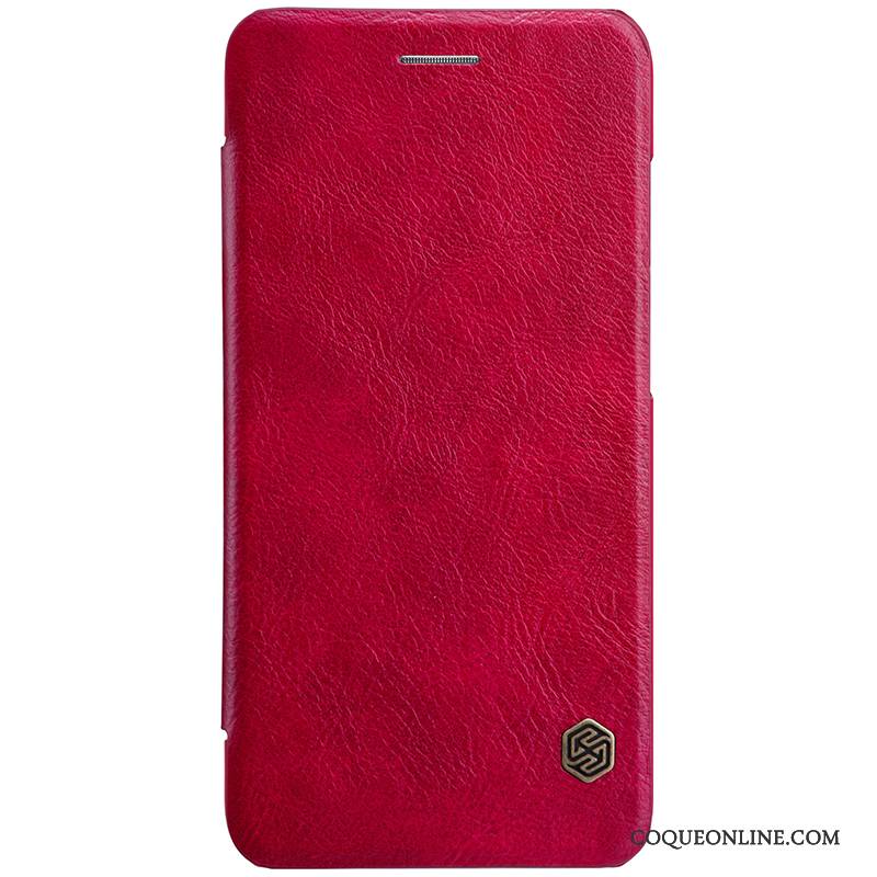 Mi 6 Petit Incassable Rouge Housse Coque De Téléphone Protection Étui En Cuir