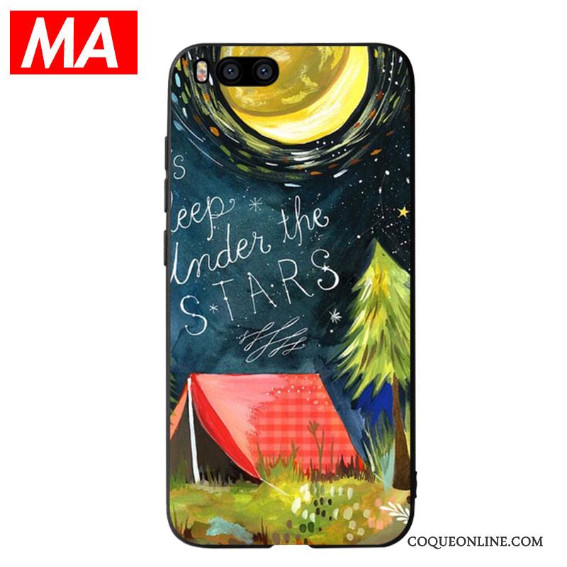 Mi 6 Protection Paysage Tout Compris Personnalité Coque De Téléphone Abstrait Silicone