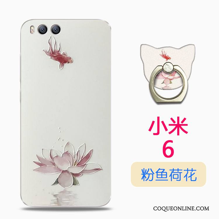 Mi 6 Transparent Coque Étui Incassable Protection Tout Compris Dessin Animé