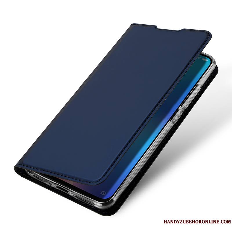 Mi 9 Coque Tout Compris Bleu Téléphone Portable Protection Similicuir Légères Fluide Doux