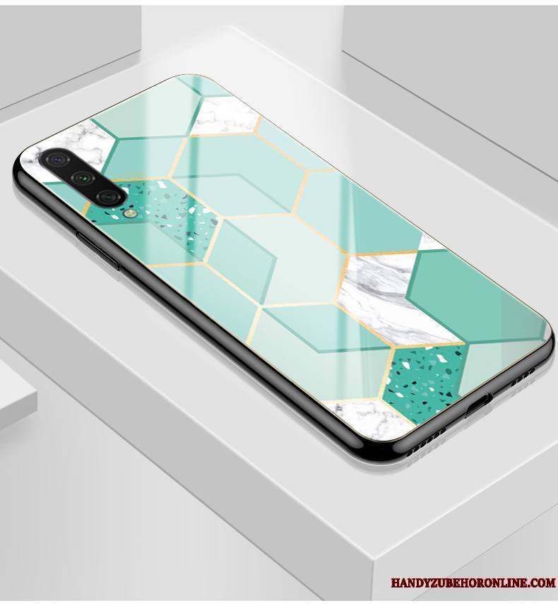 Mi 9 Lite Coque Incassable Frais Marque De Tendance Simple Verre Fluide Doux Personnalité