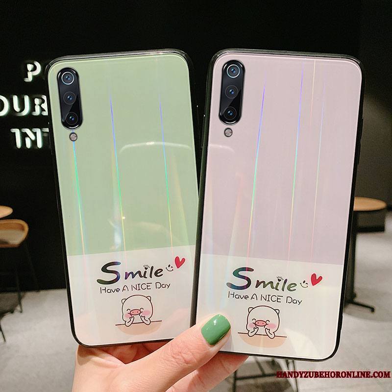 Mi 9 Lite Coque Étui Fluide Doux Dessin Animé Transparent Incassable Personnalité