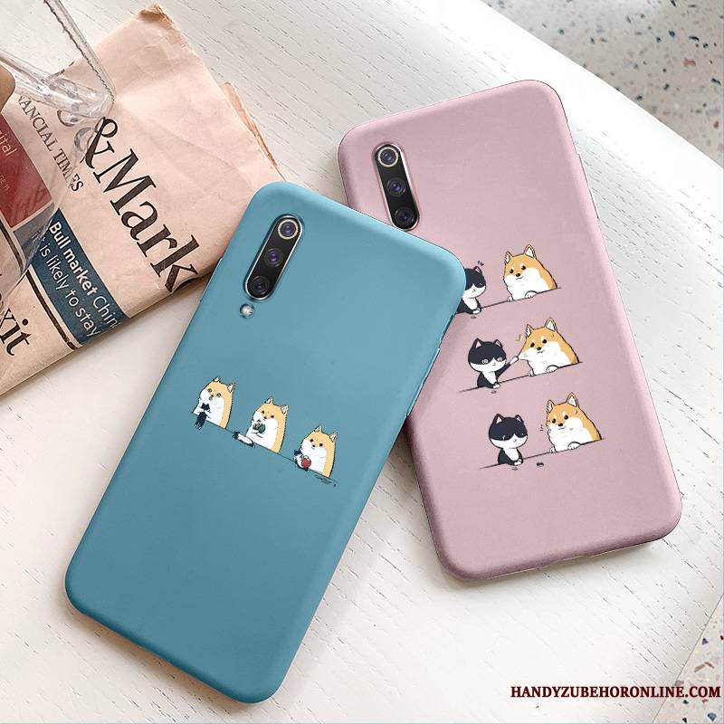 Mi 9 Petit Bleu Fluide Doux Marque De Tendance Incassable Coque Vent