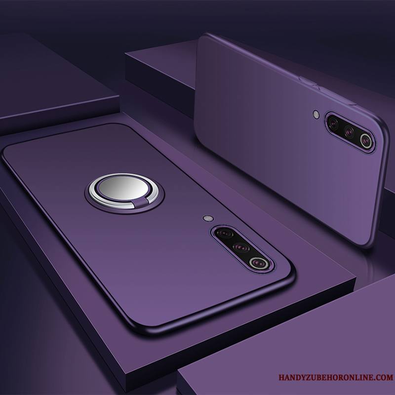 Mi 9 Se Petit Coque De Téléphone Personnalité Délavé En Daim Violet Protection Incassable