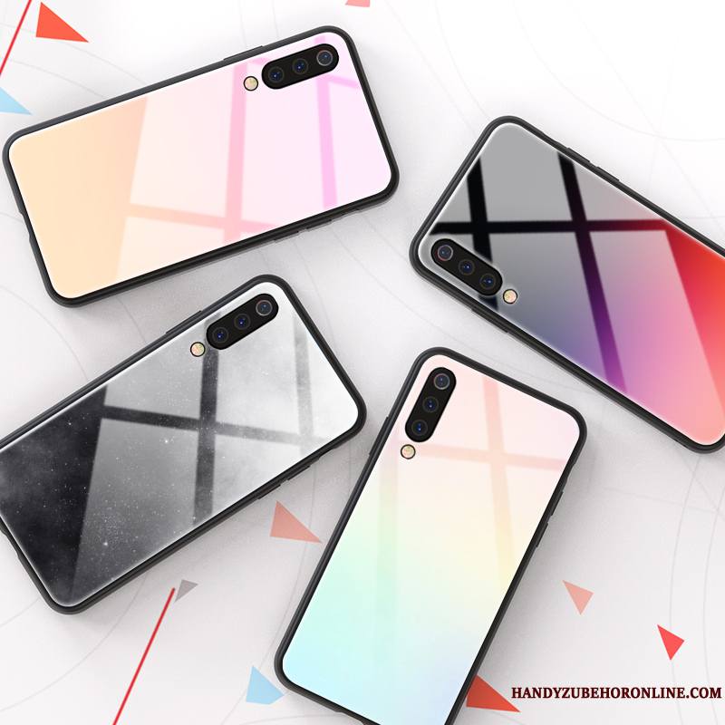 Mi 9 Se Silicone Coque De Téléphone Verre Tendance Miroir Tout Compris Transparent