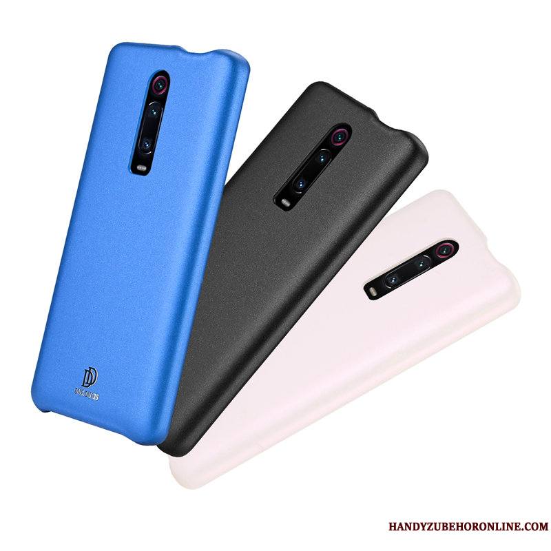 Mi 9t Coque Petit Étui En Cuir Protection Similicuir Tout Compris Téléphone Portable Rouge