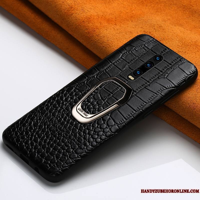 Mi 9t Pro Coque Business Noir Étui En Cuir Petit Incassable Magnétisme Mode