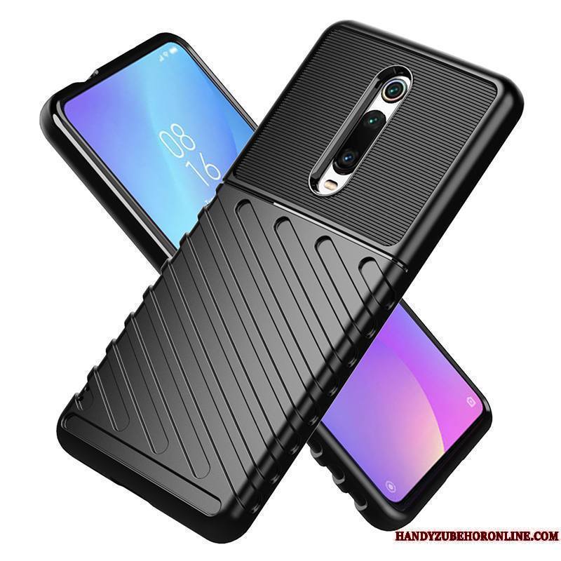 Mi 9t Pro Rayé Coque De Téléphone Mode Fluide Doux Tempérer Petit Incassable