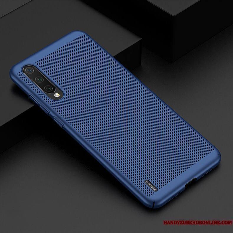 Mi A3 Coque Étui Délavé En Daim Modèle Respirant Incassable Refroidissement