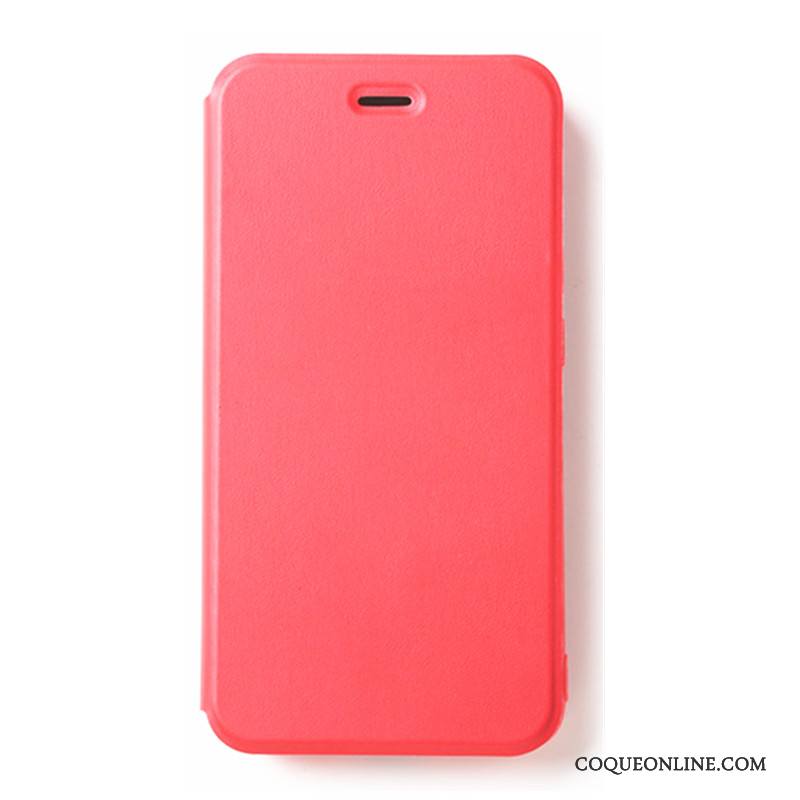 Mi Max 2 Coque Clamshell Étui En Cuir Petit Protection Rouge Légère Téléphone Portable