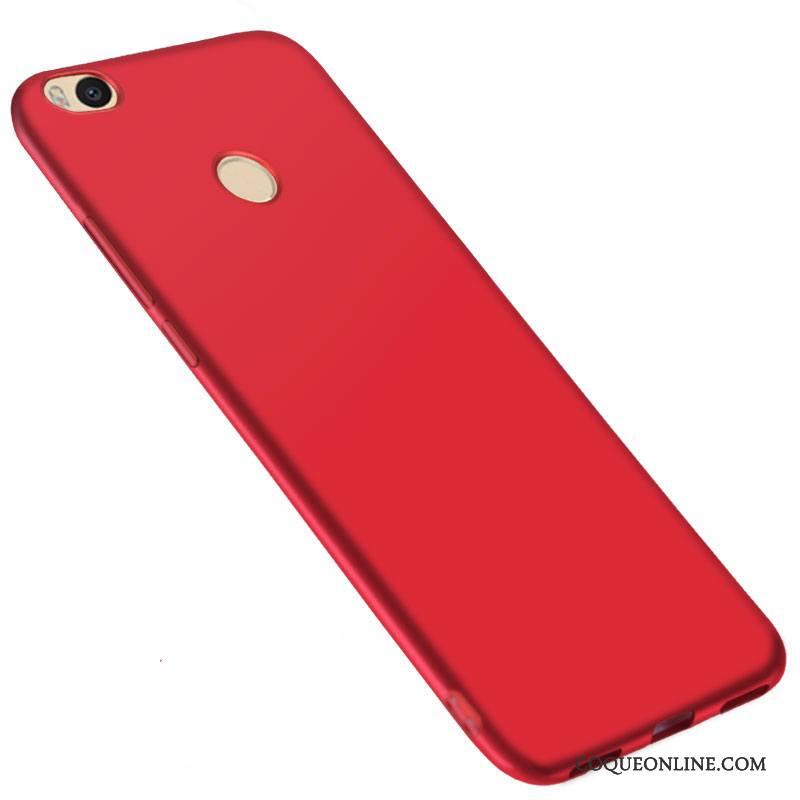 Mi Max 2 Coque Créatif Incassable Protection Petit Personnalité Rouge Délavé En Daim