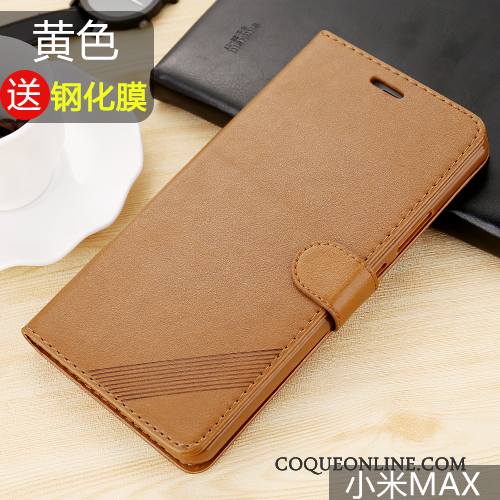 Mi Max 2 Coque De Téléphone Petit Étui Housse Protection Étui En Cuir Tout Compris