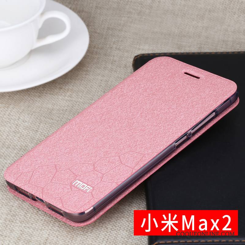 Mi Max 2 Tout Compris Silicone Étui En Cuir Rose Housse Coque De Téléphone Petit