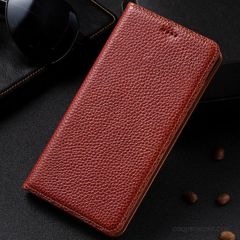 Mi Mix 2 Coque De Téléphone Housse Petit Téléphone Portable Protection Étui Litchi