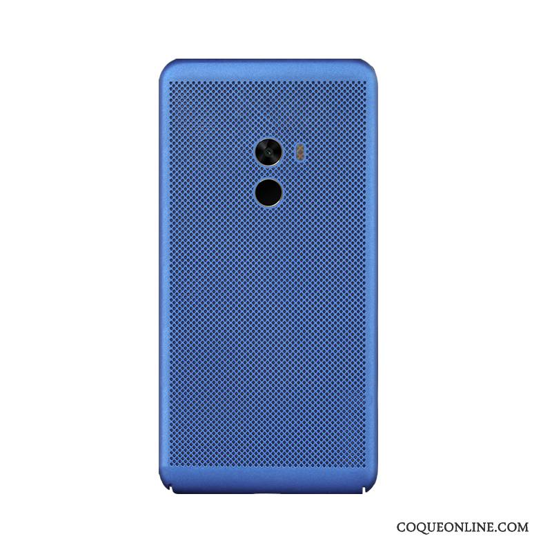 Mi Mix 2 Coque Tout Compris Petit Respirant Délavé En Daim Étui Protection Tendance