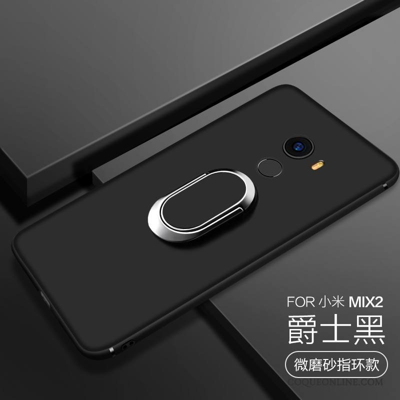 Mi Mix 2 Incassable Fluide Doux Coque De Téléphone Petit Silicone Rouge Étui