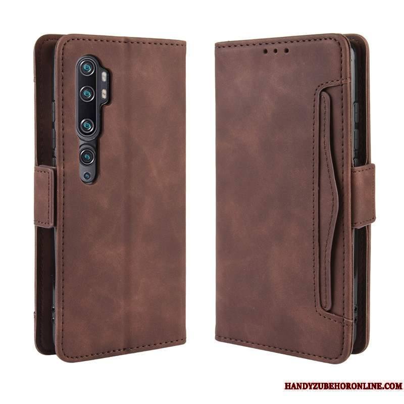 Mi Note 10 Carte Protection Petit Coque De Téléphone Étui En Cuir Housse