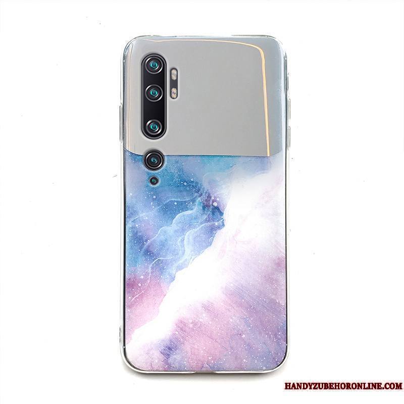 Mi Note 10 Coque Cristal Membrane Miroir Créatif Petit Étui Tendance