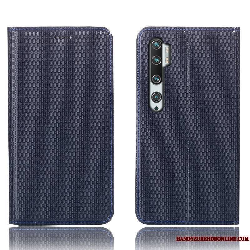 Mi Note 10 Protection Petit Incassable Bleu Tout Compris Coque De Téléphone Modèle Fleurie