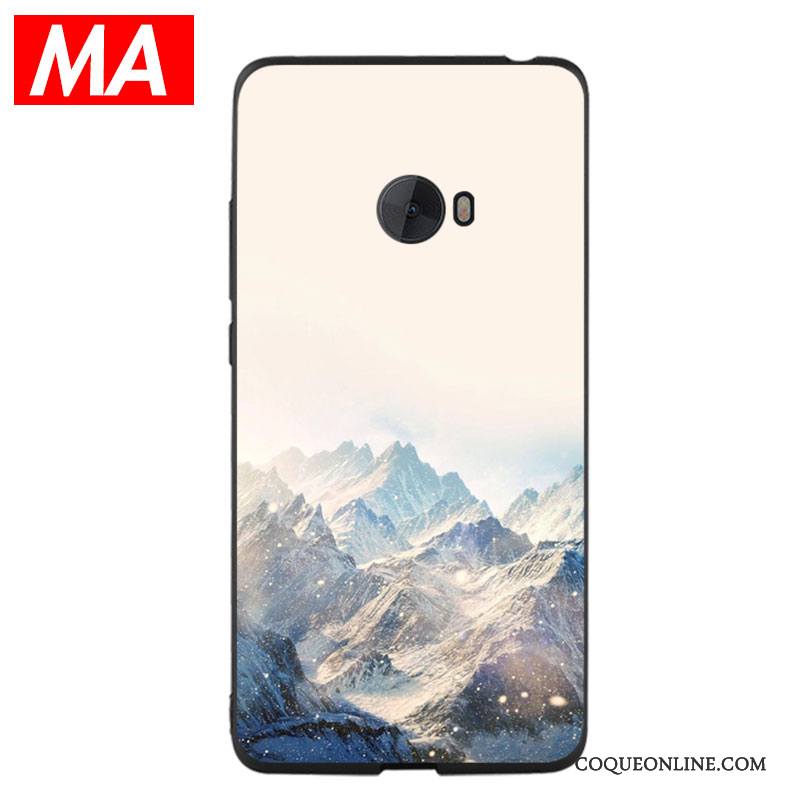 Mi Note 2 Coque De Téléphone Fluide Doux Silicone Petit Mode Personnalité Paysage