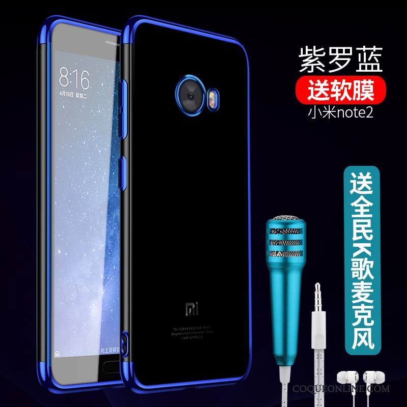 Mi Note 2 Coque Protection Petit Incassable Silicone Tout Compris Transparent