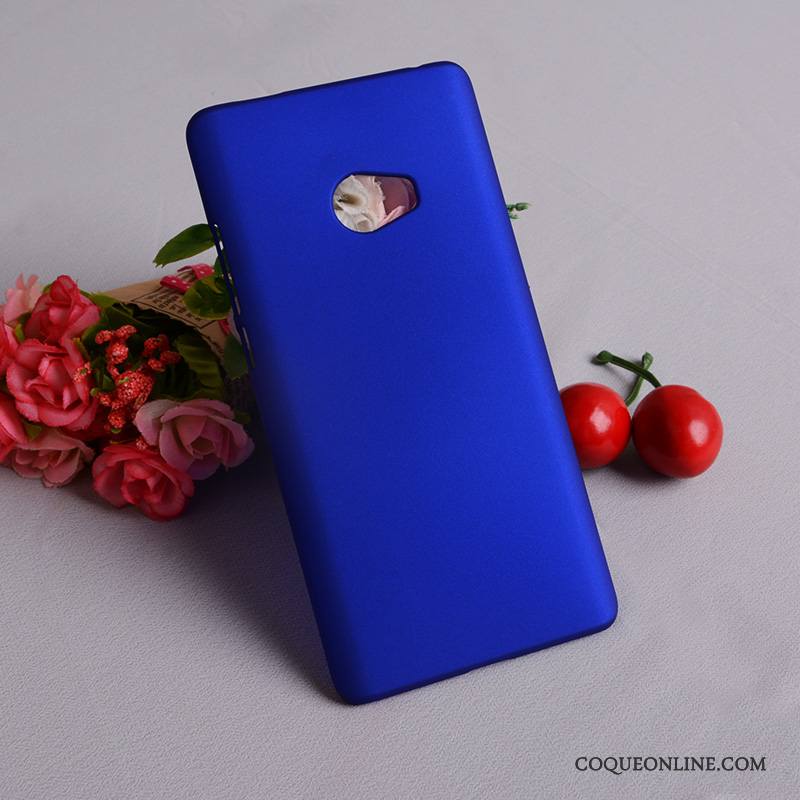 Mi Note 2 Petit Coque Protection Téléphone Portable Difficile Simple Bleu
