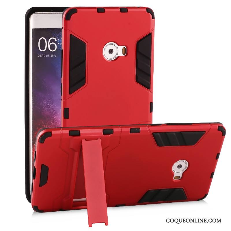Mi Note 2 Silicone Étui Coque De Téléphone Rouge Petit Incassable Support