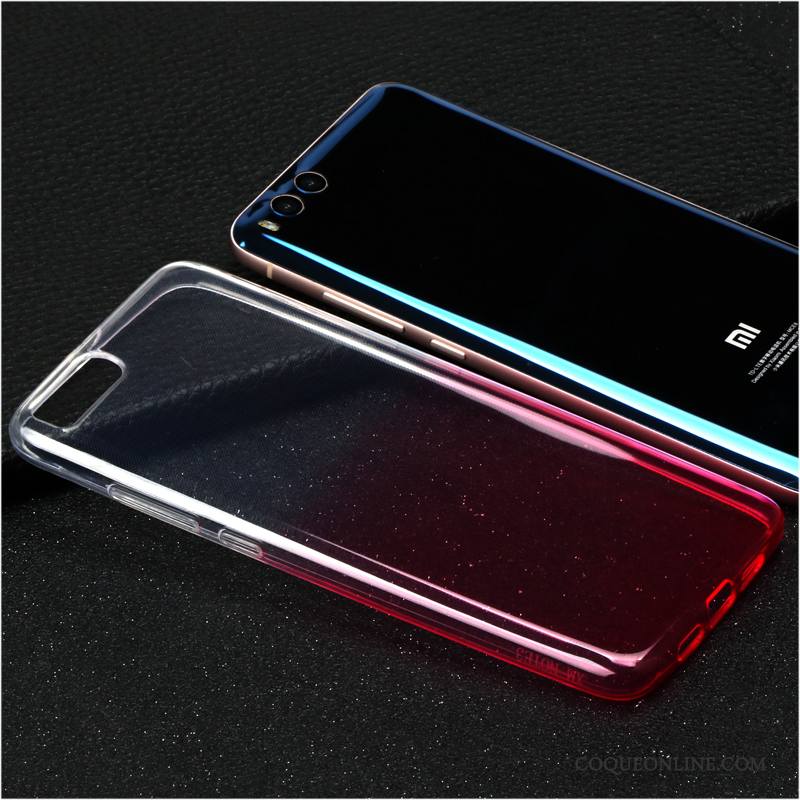 Mi Note 3 Coque Transparent Incassable Rouge Protection Étui Petit Tout Compris