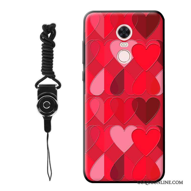 Mi Note 3 Tout Compris Petit Coque De Téléphone Incassable Rouge Marque De Tendance Personnalité