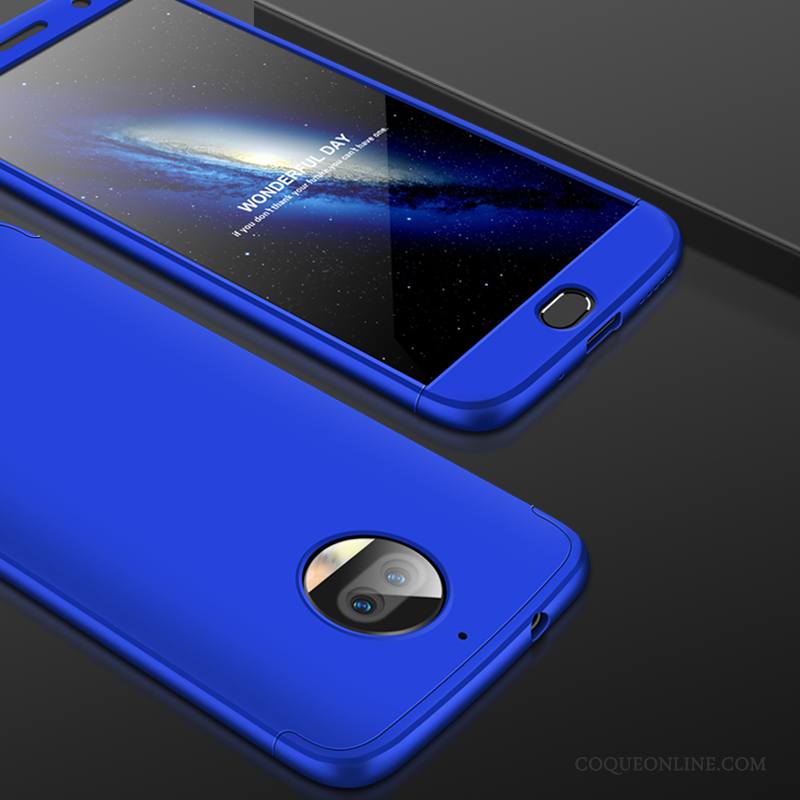 Moto G5s Plus Protection Coque De Téléphone Étui Bleu