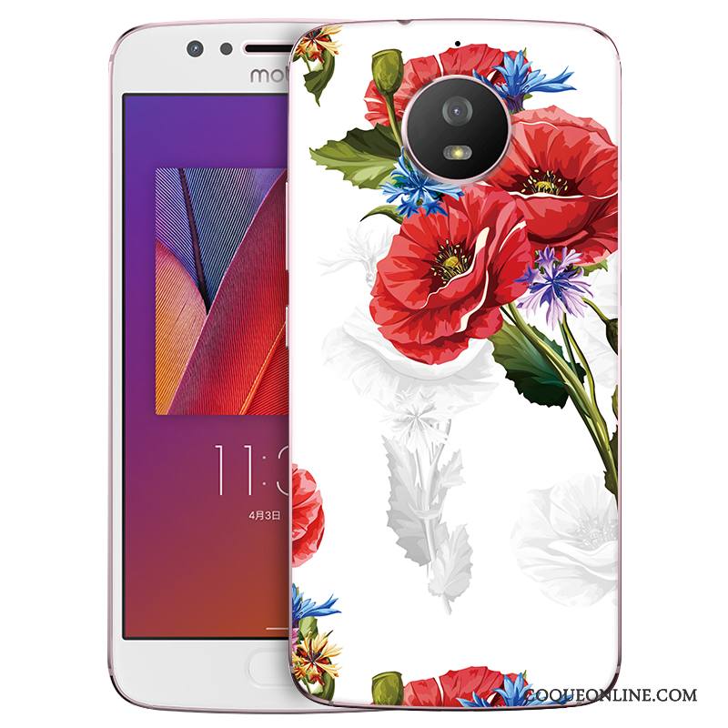 Moto G5s Protection Coque Multicolore De Téléphone Incassable Étui Fluide Doux