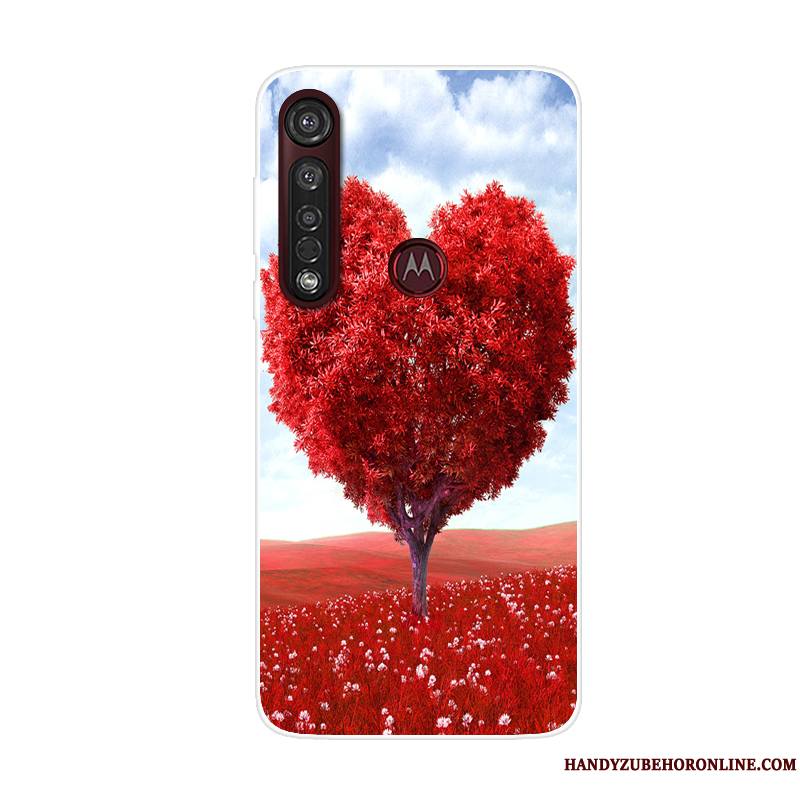 Moto G8 Plus Coque Dessin Animé Silicone Étui Tendance Incassable Tout Compris Téléphone Portable