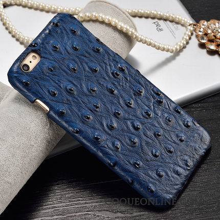 Moto X Coque De Téléphone Protection Couvercle Arrière Luxe Bleu Cuir Véritable Personnalité