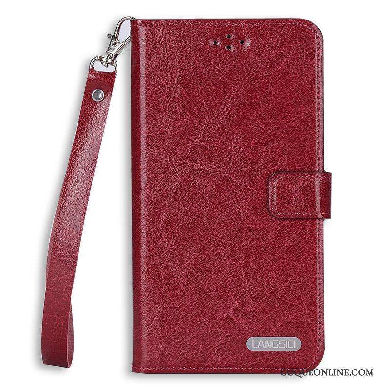 Moto X Protection Fluide Doux Téléphone Portable Étui En Cuir Cuir Véritable Rouge Coque De Téléphone