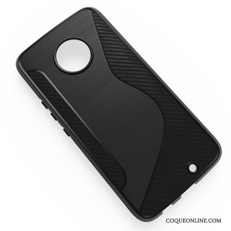 Moto X4 Délavé En Daim Étui Bordure Coque De Téléphone Protection Fluide Doux Transparent