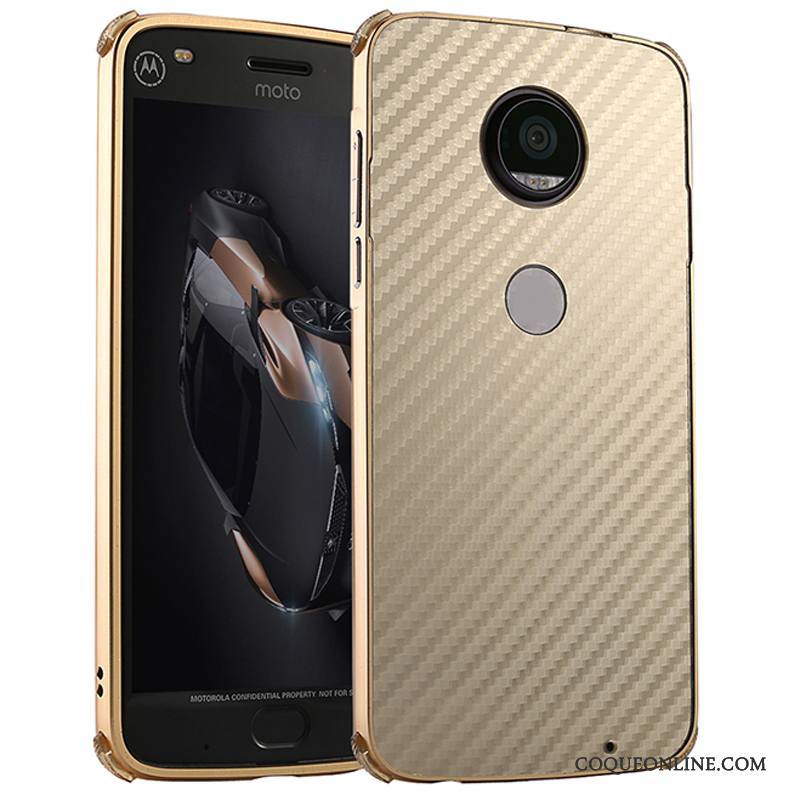 Moto Z2 Play Incassable Protection Étui Téléphone Portable Border Coque Métal