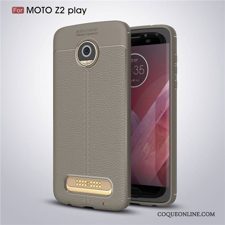 Moto Z2 Play Modèle Fleurie Coque De Téléphone Silicone Protection Fluide Doux Étui Incassable