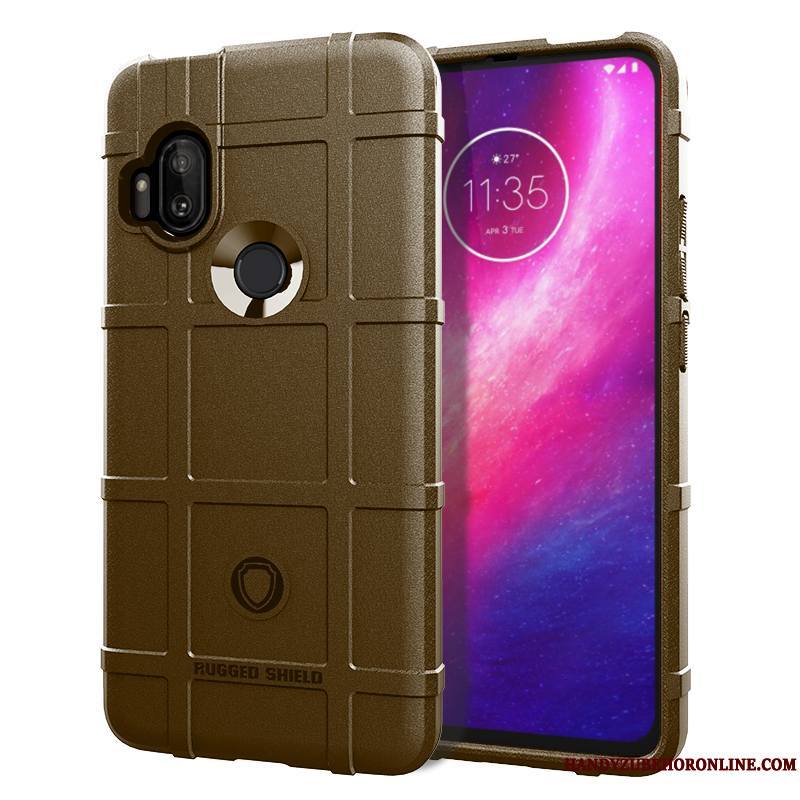 Motorola One Hyper Incassable Protection Bordure Étui Coque De Téléphone Simple