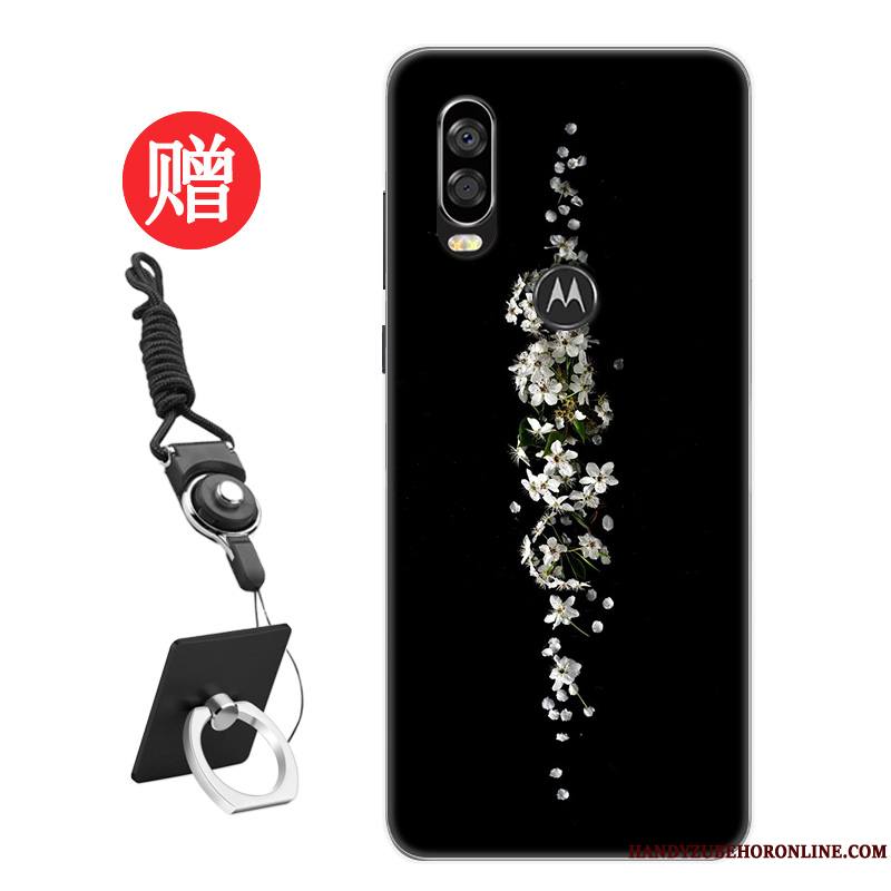 Motorola One Vision Coque Amoureux Membrane Rat Frais Étui Tendance Nouveau