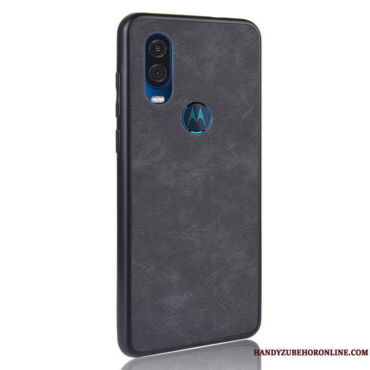 Motorola One Vision Étui Protection Incassable Noir Coque De Téléphone