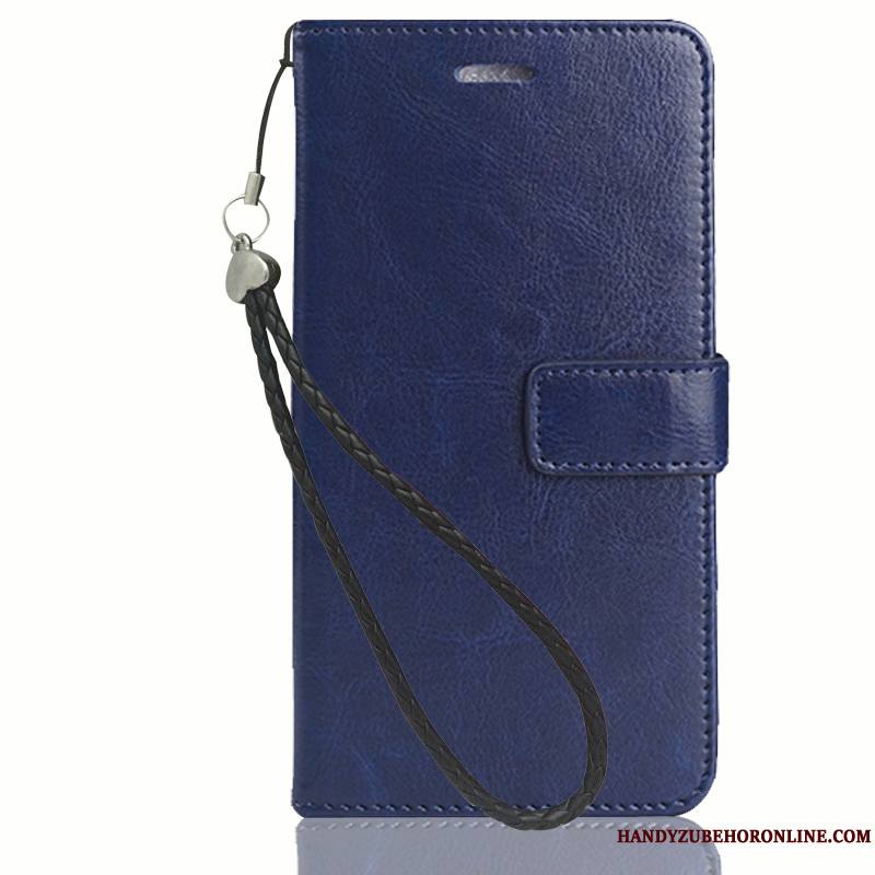 Nokia 2.1 Étui En Cuir Tout Compris Bleu Marin Coque Téléphone Portable Housse Protection